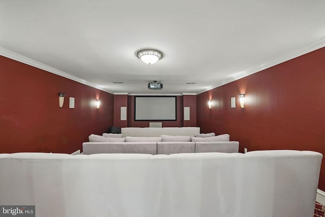 2555 Vale Ridge Ct, Oakton, VA 22124 - home theater featuring ornamental molding