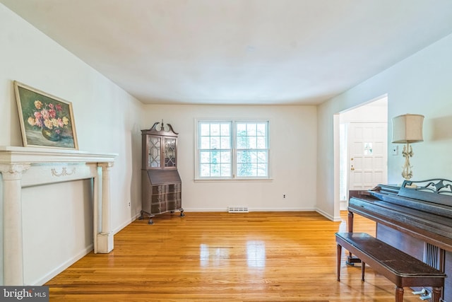 355 Arden, Gulph Mills, PA 19428 - living room with light wood-type flooring and baseboards