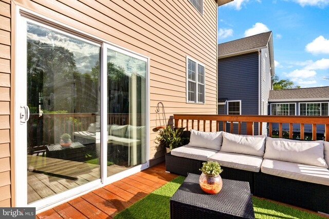 528 N Third St, Martinsburg, WV 25404 - wooden terrace with an outdoor hangout area