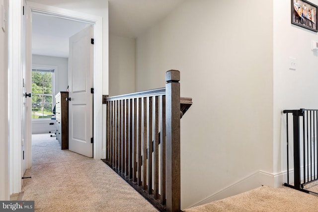 528 N Third St, Martinsburg, WV 25404 - hall featuring an upstairs landing and carpet