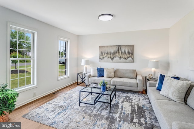 9509 Lincoln Ave, Manassas, VA 20110 - living room featuring wood finished floors and baseboards