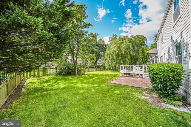 1434 Cellar Creek Way, Herndon, VA 20170 - view of yard with a patio and a deck