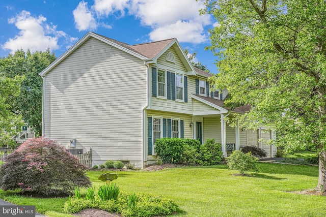 1434 Cellar Creek Way, Herndon, VA 20170 - view of side of home featuring a lawn and a shingled roof