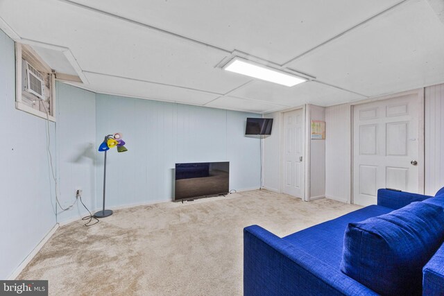 1518 Becklow Ave, Baltimore, MD 21220 - living area featuring carpet floors and baseboards