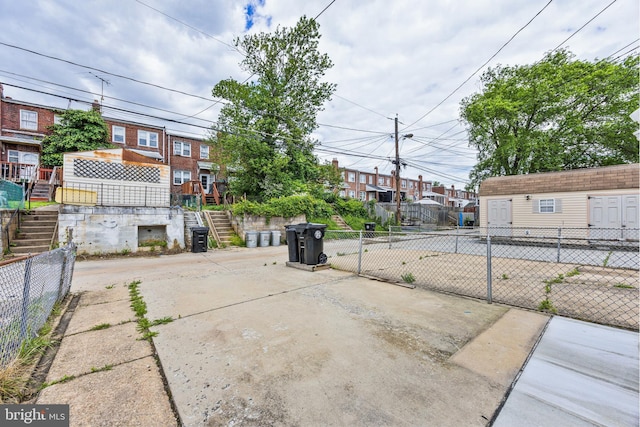 1518 Becklow Ave, Baltimore, MD 21220 - view of street with stairway and a residential view