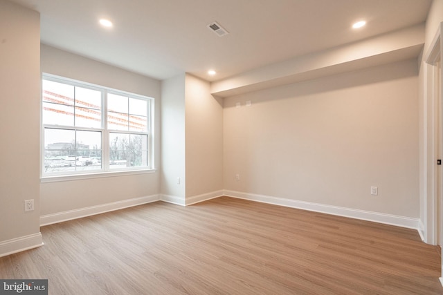 4096 Conshohocken Ave Unit A2, Philadelphia, PA 19131 - basement featuring light wood-style flooring, recessed lighting, and baseboards