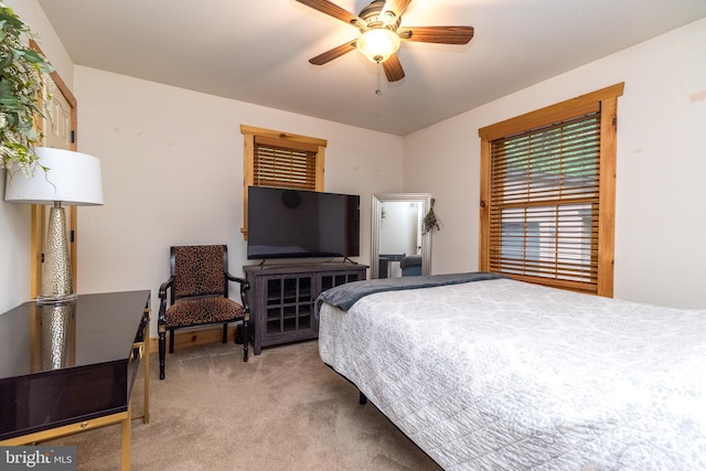 2733 Wood Ln, Morgantown, PA 19543 - bedroom with carpet flooring and ceiling fan