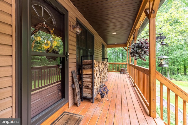 2733 Wood Ln, Morgantown, PA 19543 - view of wooden porch