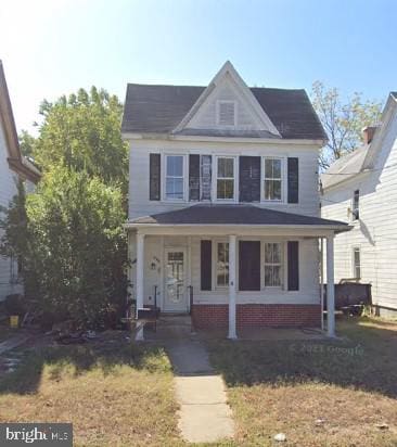 722 Glasgow St, Cambridge, MD 21613 - view of front of home with covered porch