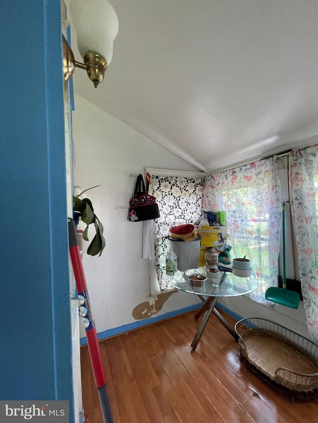 3706 36th St, Mount Rainier, MD 20712 - dining room with lofted ceiling and wood finished floors