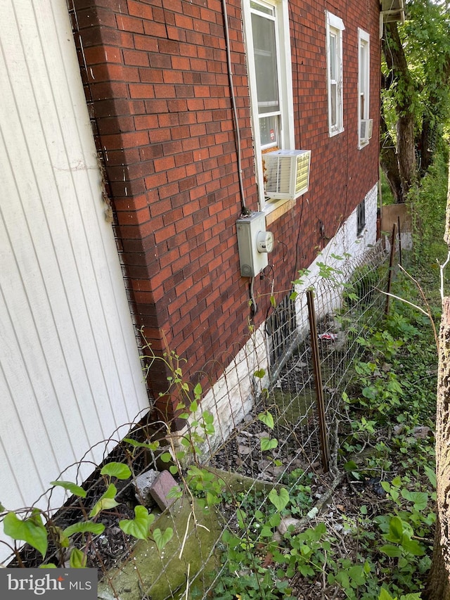 3706 36th St, Mount Rainier, MD 20712 - view of property exterior featuring brick siding and cooling unit
