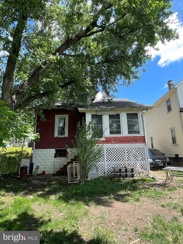 3706 36th St, Mount Rainier, MD 20712 - back of house with stairs