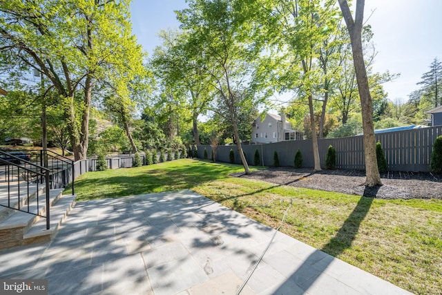 6040 Nebraska Ave NW, Washington, DC 20015 - view of yard with a patio