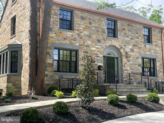 6040 Nebraska Ave NW, Washington, DC 20015 - view of front facade with stone siding