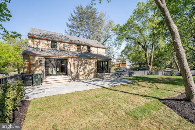 6040 Nebraska Ave NW, Washington, DC 20015 - back of property featuring a patio area and entry steps