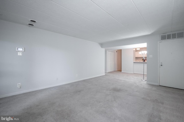2525 Huntington Ave Unit 18, Alexandria, VA 22303 - unfurnished living room featuring carpet floors and baseboards