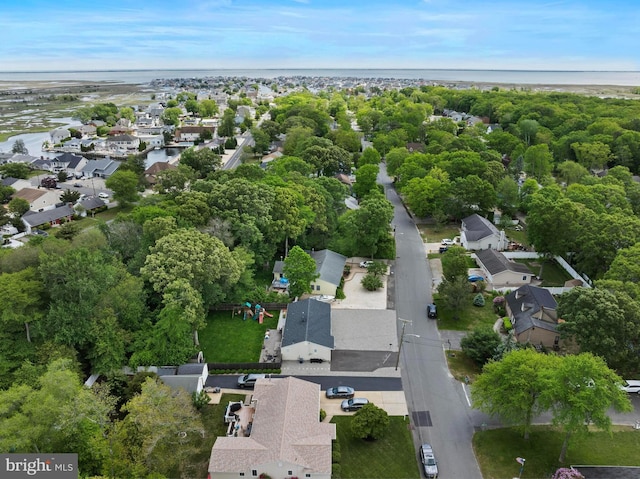 420 Conifer Dr, Forked River, NJ 08731 - aerial overview of property's location featuring nearby suburban area and a large body of water