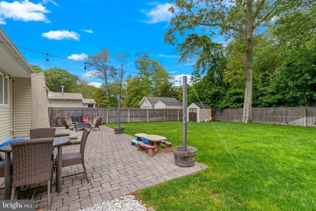 420 Conifer Dr, Forked River, NJ 08731 - view of yard with a patio
