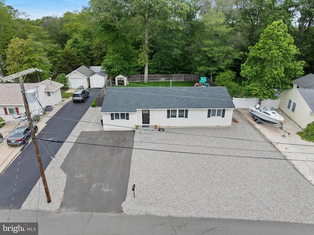 420 Conifer Dr, Forked River, NJ 08731 - view of front of house with a playground and a shingled roof