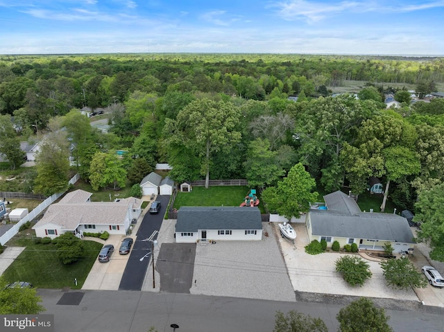420 Conifer Dr, Forked River, NJ 08731 - drone / aerial view of a heavily wooded area