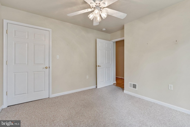 1806 Kershaw Ln, Winchester, VA 22601 - unfurnished bedroom featuring carpet flooring, baseboards, and ceiling fan