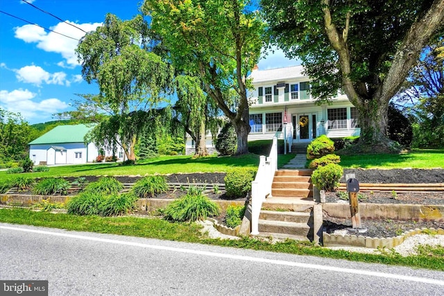 1150 S Mountain Rd, Dillsburg, PA 17019 - view of front of property with a front yard