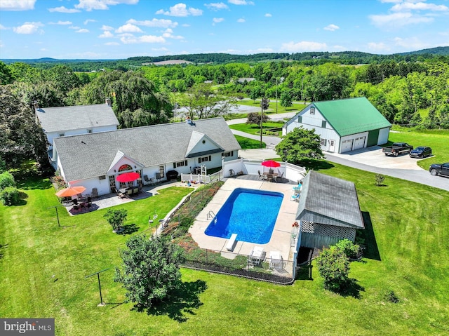 1150 S Mountain Rd, Dillsburg, PA 17019 - view of subject property with a pool area and a forest