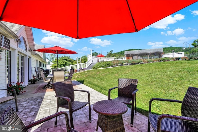 1150 S Mountain Rd, Dillsburg, PA 17019 - view of patio / terrace featuring outdoor dining space