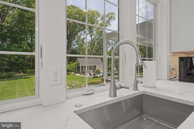 121 Eshelman Rd, Lancaster, PA 17601 - kitchen view of a sink and light stone countertops