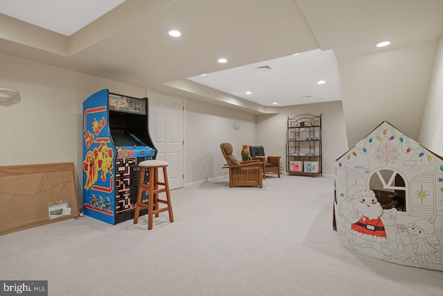 121 Eshelman Rd, Lancaster, PA 17601 - game room with carpet, recessed lighting, and baseboards