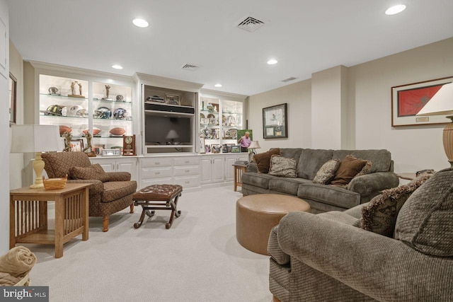 121 Eshelman Rd, Lancaster, PA 17601 - living area featuring light colored carpet and recessed lighting
