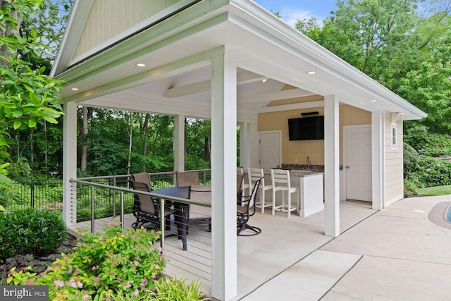 121 Eshelman Rd, Lancaster, PA 17601 - view of patio / terrace with a deck and outdoor dining space