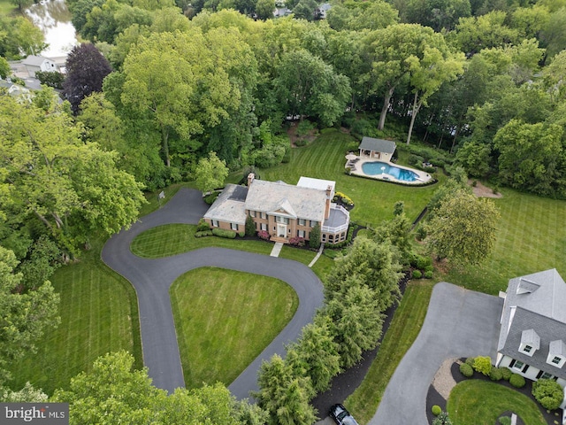 121 Eshelman Rd, Lancaster, PA 17601 - drone / aerial view of a pool