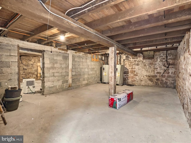 225 S State St, Ephrata, PA 17522 - unfinished basement featuring water heater