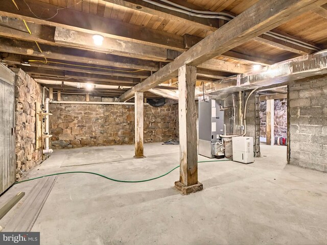 225 S State St, Ephrata, PA 17522 - unfinished basement featuring heating unit