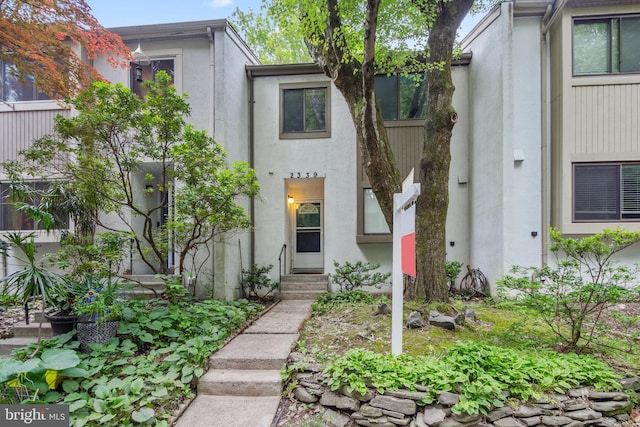 2339 Millennium Ln, Reston, VA 20191 - view of exterior entry featuring stucco siding