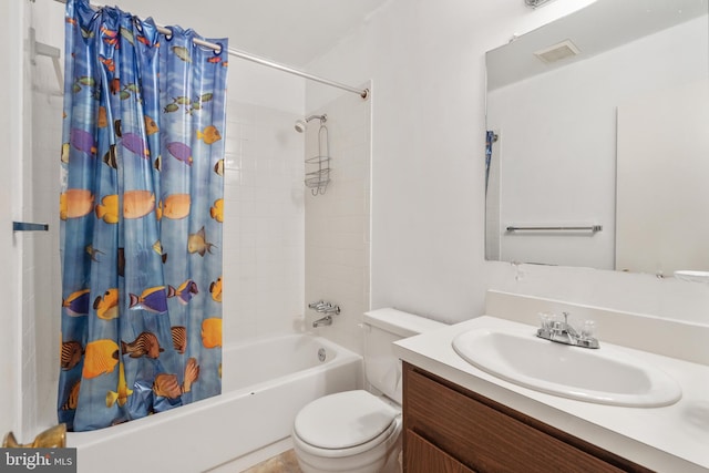 2339 Millennium Ln, Reston, VA 20191 - bathroom with vanity, shower / bath combo with shower curtain, and toilet