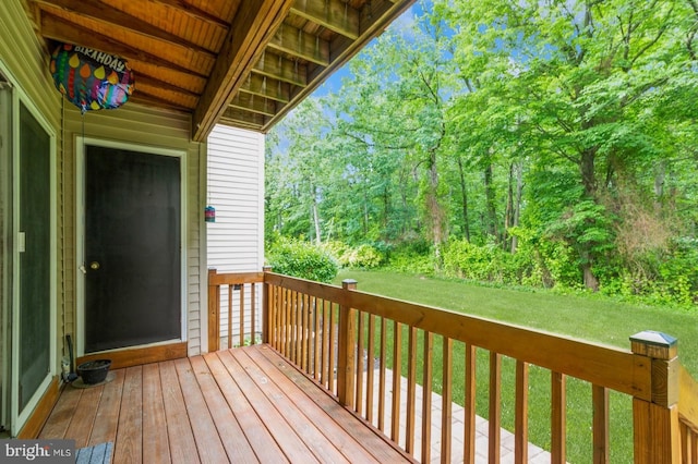 136 Chalkboard Ct, Moorestown, NJ 08057 - wooden deck with a yard