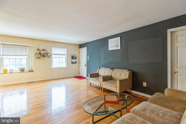 136 Chalkboard Ct, Moorestown, NJ 08057 - living room featuring wood finished floors and baseboards
