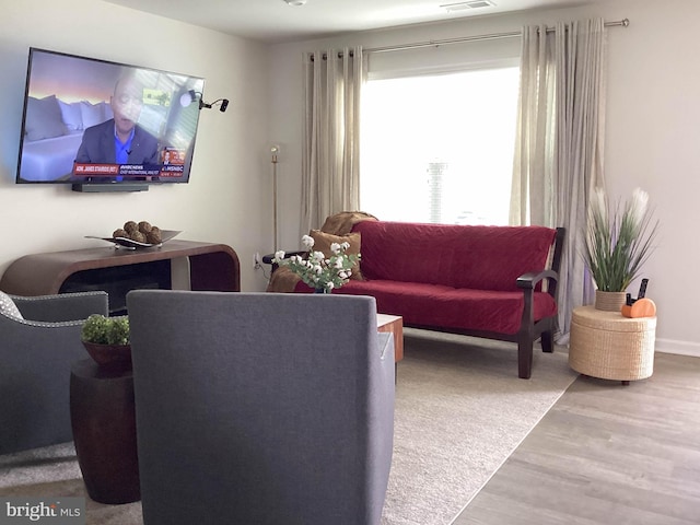 212 Bowline Dr, Cambridge, MD 21613 - living room featuring wood finished floors and baseboards