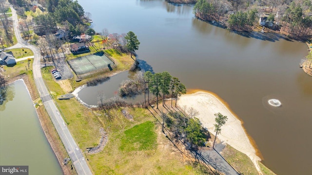 27 Athens Ln, Ruther Glen, VA 22546 - aerial view of property and surrounding area with a large body of water