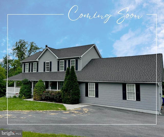 12210 Timber Run Ct, Monrovia, MD 21770 - view of front of house featuring roof with shingles and a front lawn