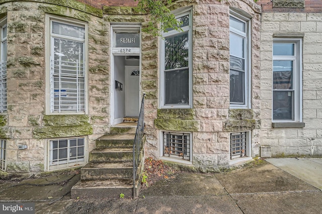 2572 Mcculloh St, Baltimore, MD 21217 - property entrance with stone siding