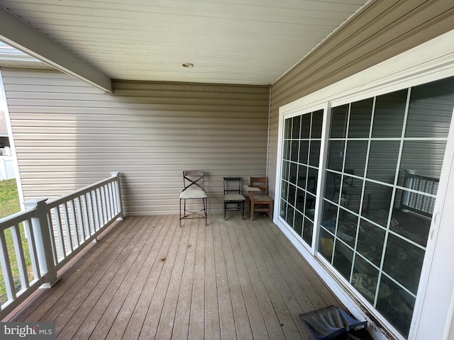 11337 Flag Ct, White Plains, MD 20695 - view of wooden deck