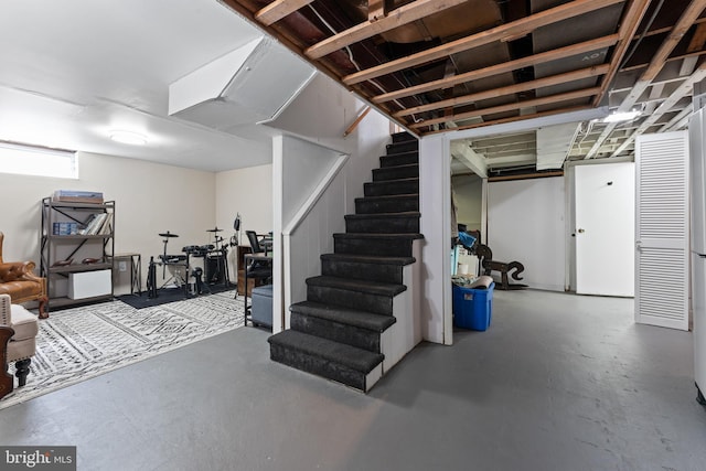 812 E Haverford Rd, Bryn Mawr, PA 19010 - basement with stairs