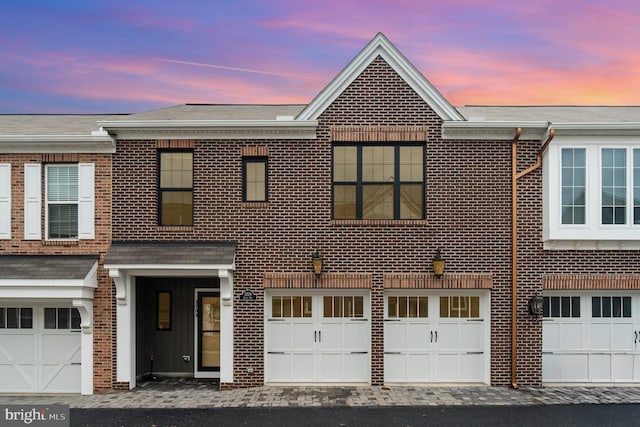 3209 Haley Way, Mechanicsburg, PA 17055 - townhome / multi-family property featuring a garage, brick siding, and roof with shingles