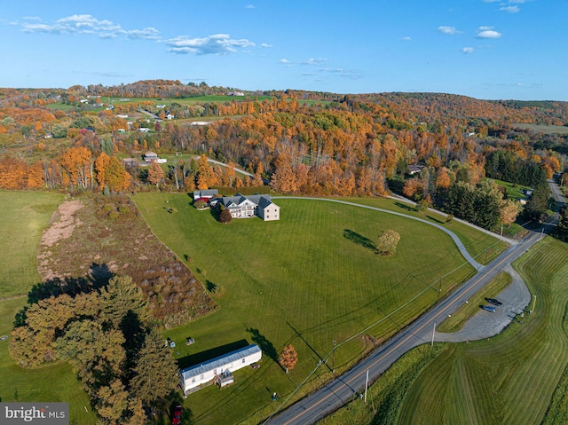 1874 Roundtop Rd, Wellsboro, PA 16901 - aerial overview of property's location with a forest