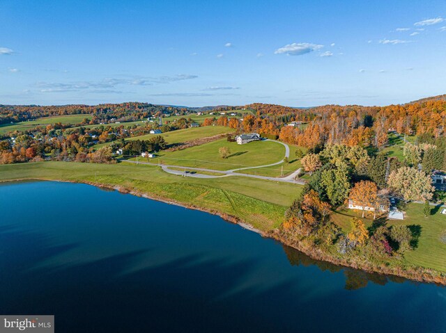 1874 Roundtop Rd, Wellsboro, PA 16901 - aerial overview of property's location featuring a large body of water