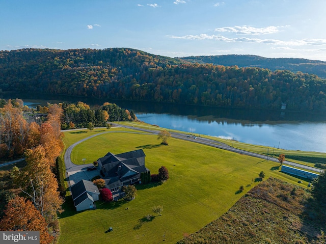 1874 Roundtop Rd, Wellsboro, PA 16901 - view of rural area featuring a nearby body of water and a heavily wooded area
