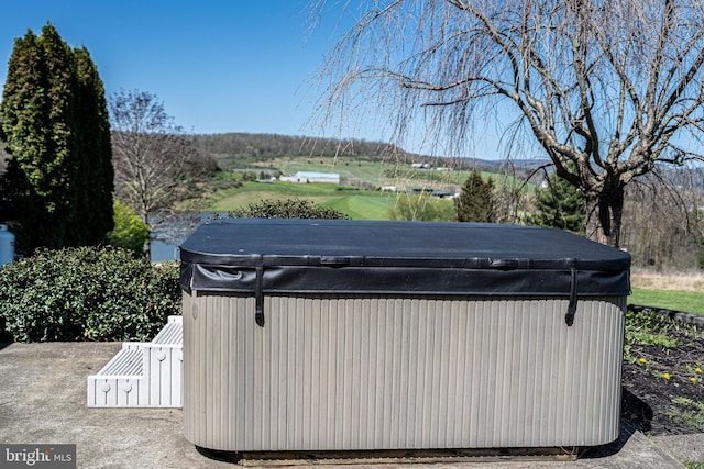 1874 Roundtop Rd, Wellsboro, PA 16901 - exterior view of a hot tub